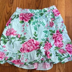 Pink and Green Girl’s Skirt with shorts